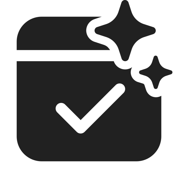 Ic Fluent Calendar Checkmark Sparkle 32 Filled