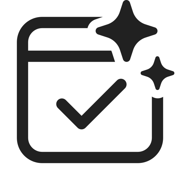 Ic Fluent Calendar Checkmark Sparkle 32 Regular