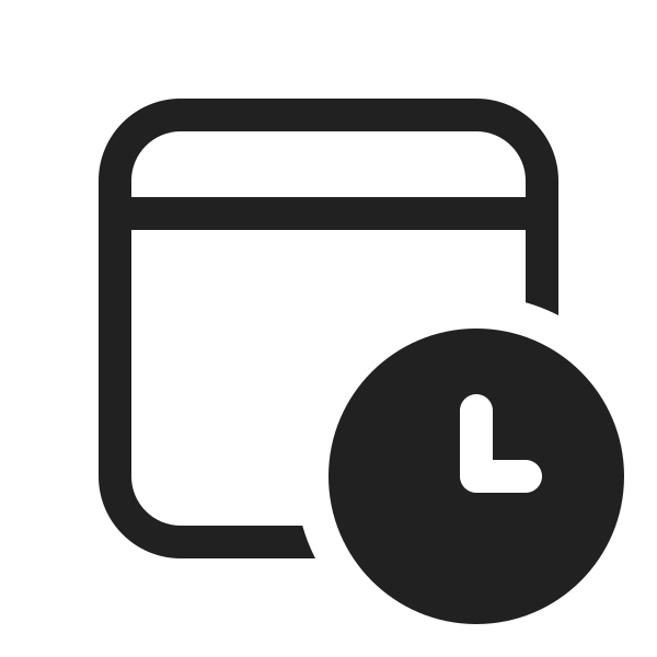 Ic Fluent Calendar Clock 20 Regular