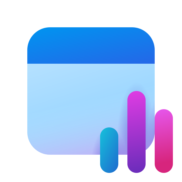 Ic Fluent Calendar Data Bar 20 Color