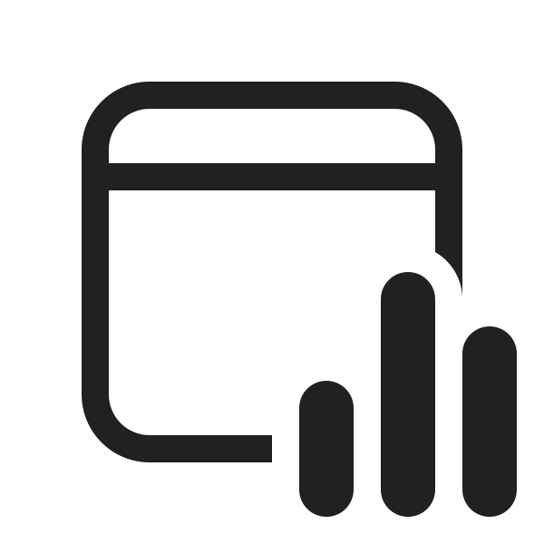 Ic Fluent Calendar Data Bar 20 Regular