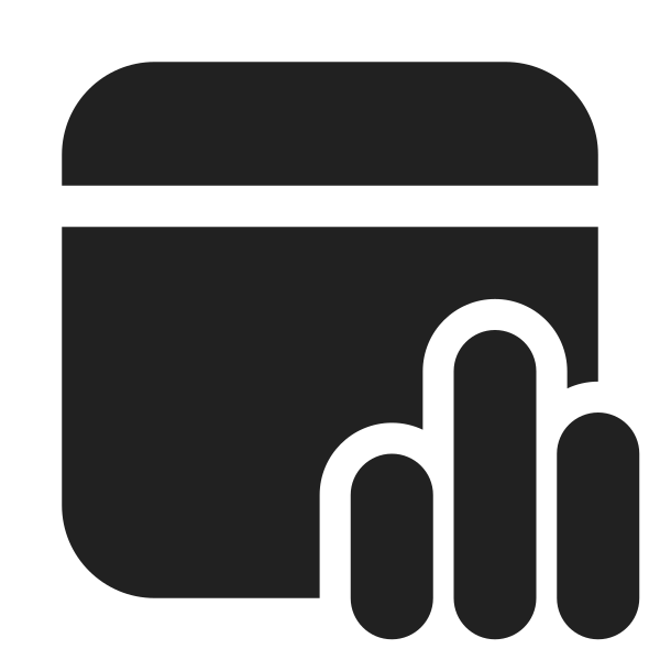 Ic Fluent Calendar Data Bar 32 Filled