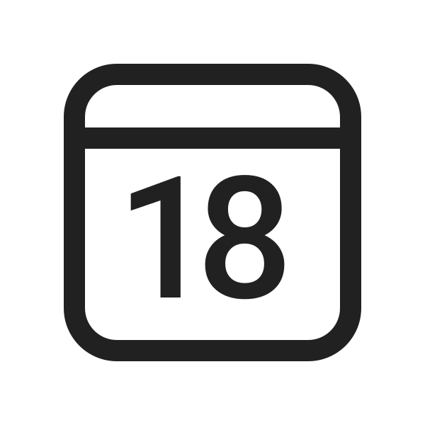 Ic Fluent Calendar Date 20 Regular