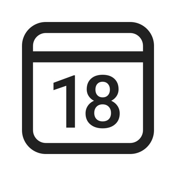Ic Fluent Calendar Date 24 Regular