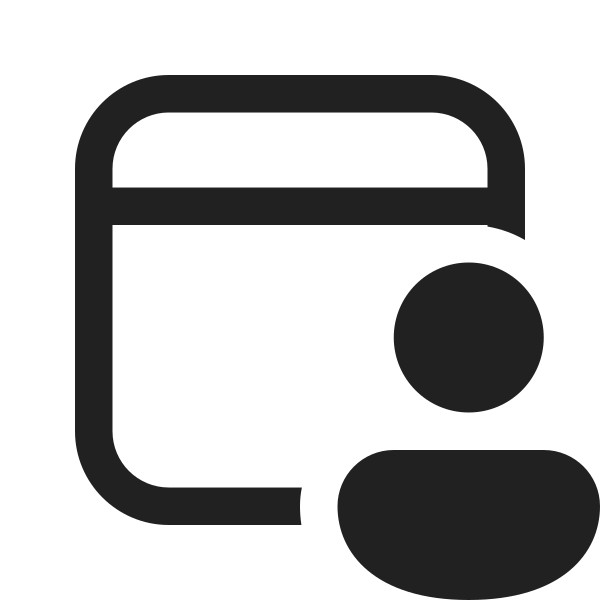 Ic Fluent Calendar Person 16 Regular