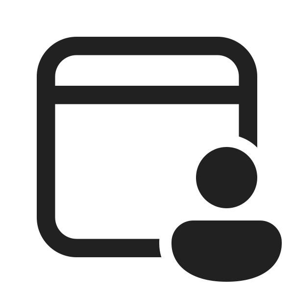 Ic Fluent Calendar Person 24 Regular