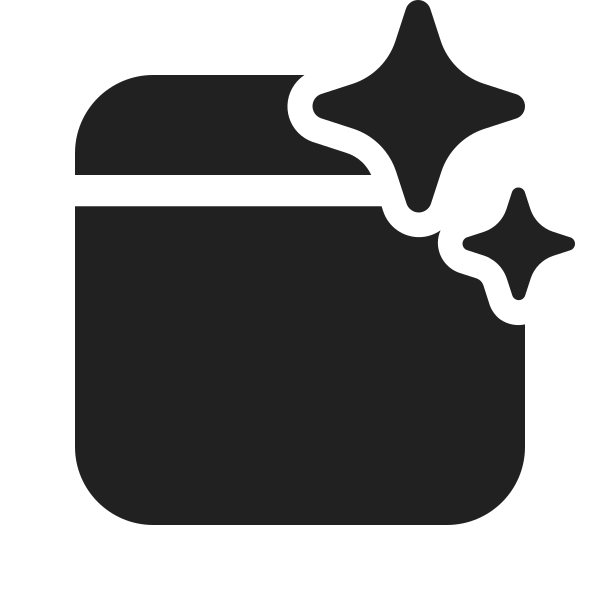 Ic Fluent Calendar Sparkle 48 Filled