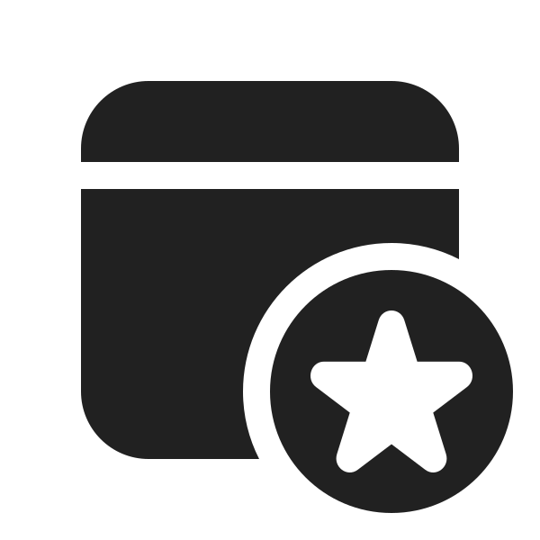 Ic Fluent Calendar Star 20 Filled