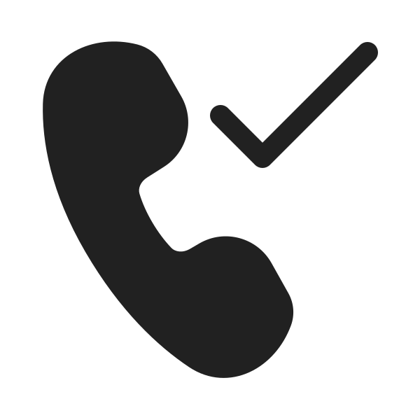 Ic Fluent Call Checkmark 20 Filled