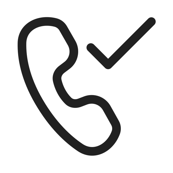 Ic Fluent Call Checkmark 20 Regular
