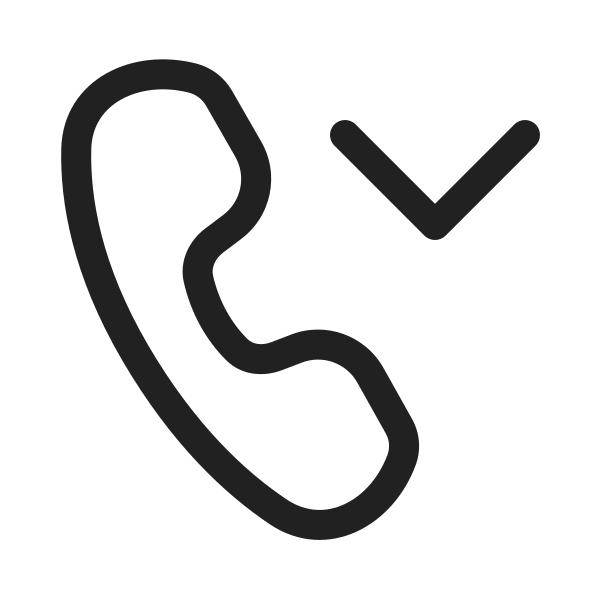 Ic Fluent Call Chevron Down 20 Regular