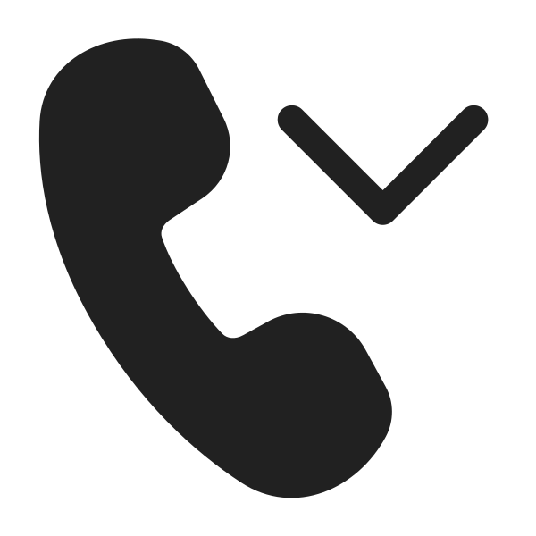 Ic Fluent Call Chevron Down 28 Filled