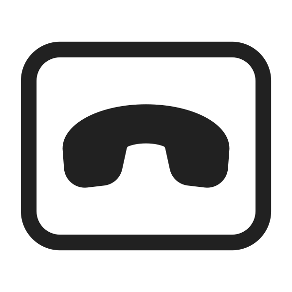 Ic Fluent Call Rectangle Landscape 28 Regular