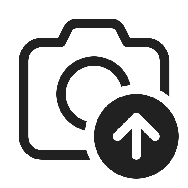 Ic Fluent Camera Arrow Up 20 Regular