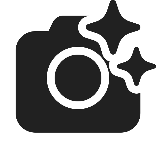 Ic Fluent Camera Sparkles 20 Filled