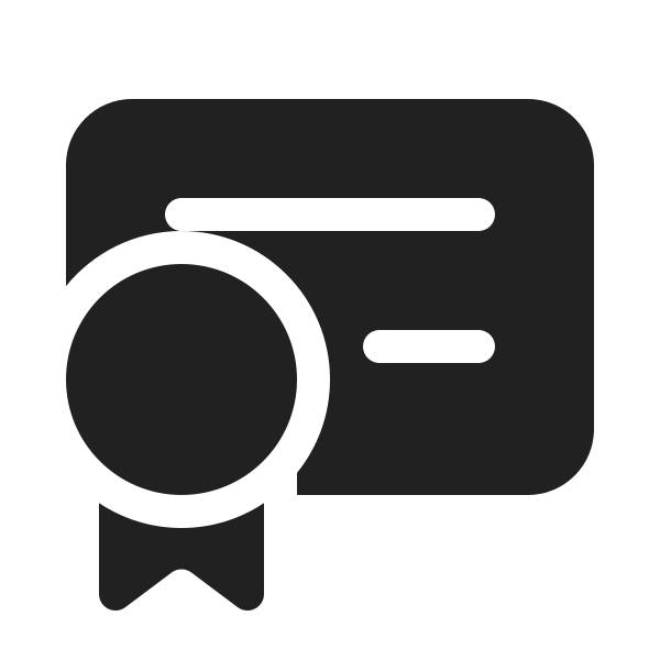 Ic Fluent Certificate 20 Filled