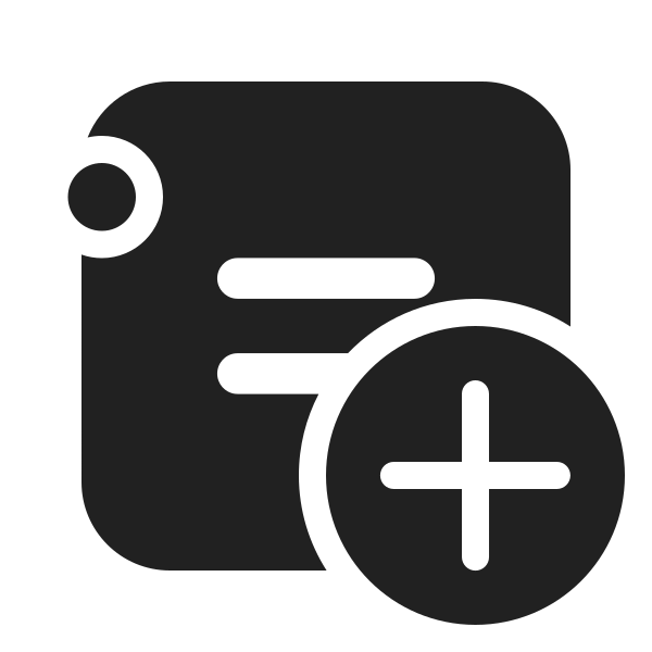 Ic Fluent Channel Add 24 Filled