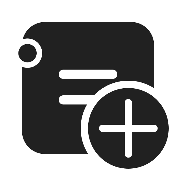 Ic Fluent Channel Add 48 Filled