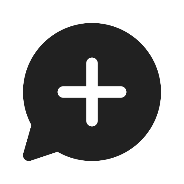 Ic Fluent Chat Add 16 Filled