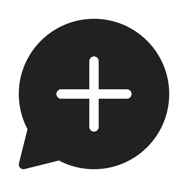 Ic Fluent Chat Add 20 Filled
