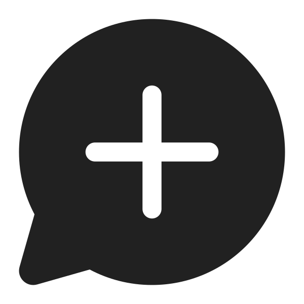 Ic Fluent Chat Add 32 Filled