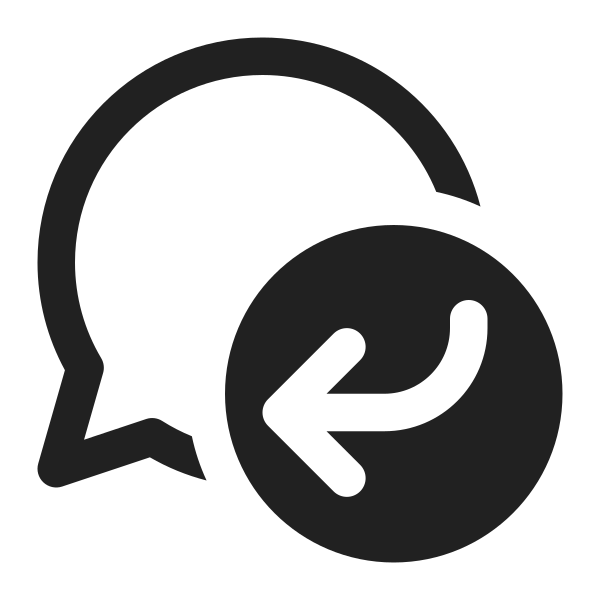 Ic Fluent Chat Arrow Back Down 16 Regular