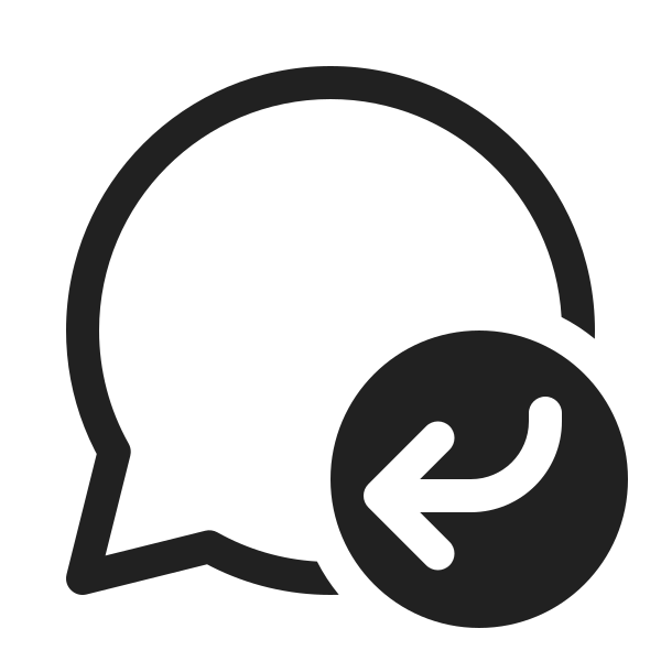 Ic Fluent Chat Arrow Back Down 20 Regular