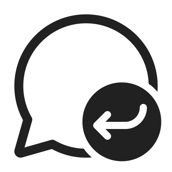 Ic Fluent Chat Arrow Back Down 48 Regular