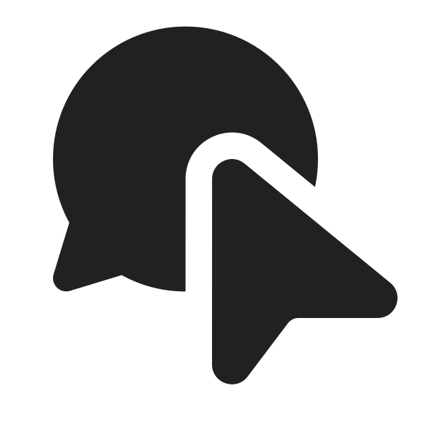 Ic Fluent Chat Cursor 16 Filled