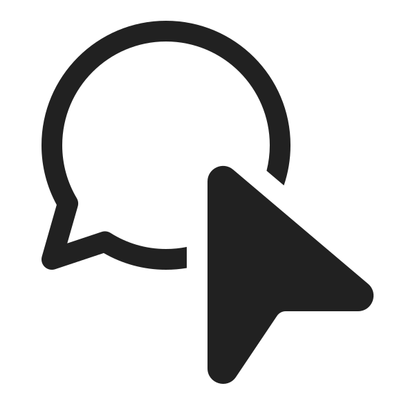 Ic Fluent Chat Cursor 20 Regular
