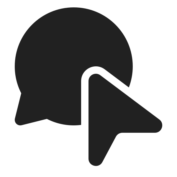 Ic Fluent Chat Cursor 24 Filled
