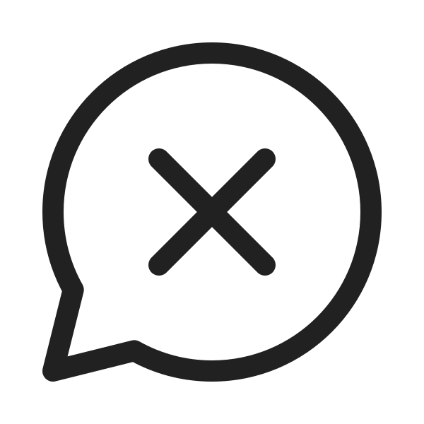 Ic Fluent Chat Dismiss 20 Regular