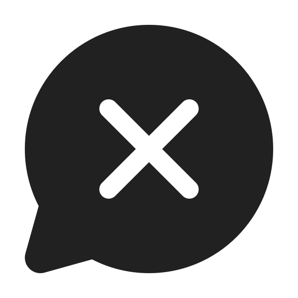 Ic Fluent Chat Dismiss 24 Filled