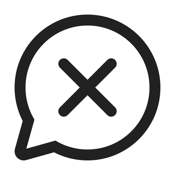 Ic Fluent Chat Dismiss 24 Regular