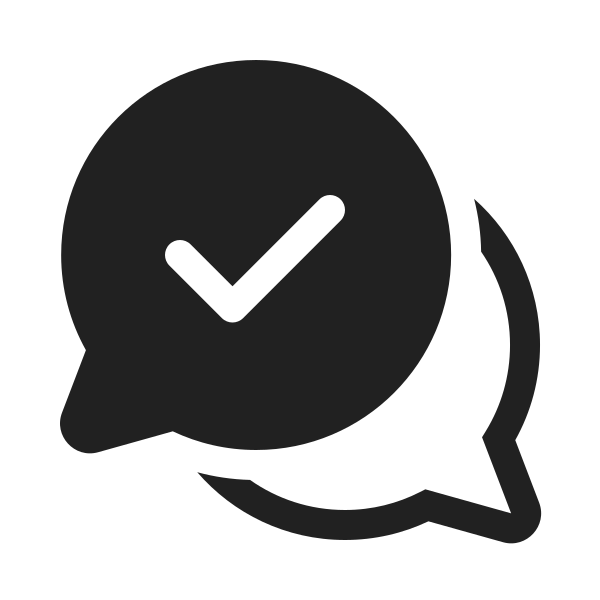 Ic Fluent Chat Multiple Checkmark 20 Filled