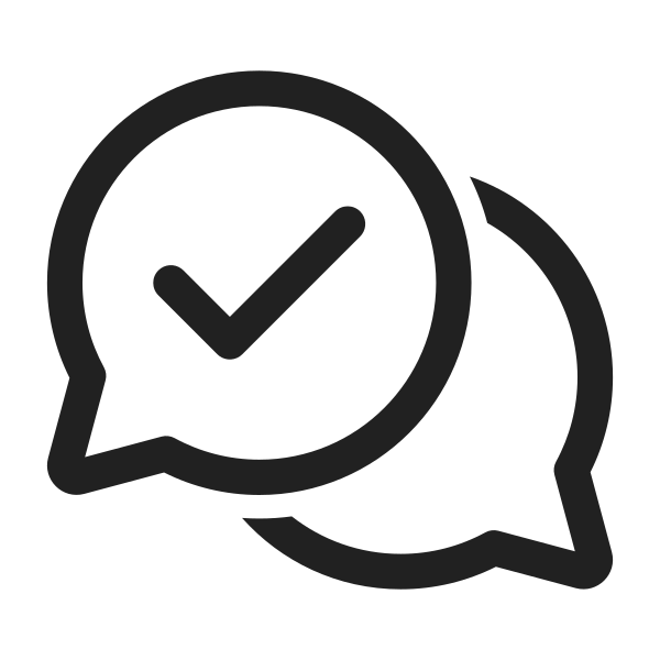 Ic Fluent Chat Multiple Checkmark 28 Regular