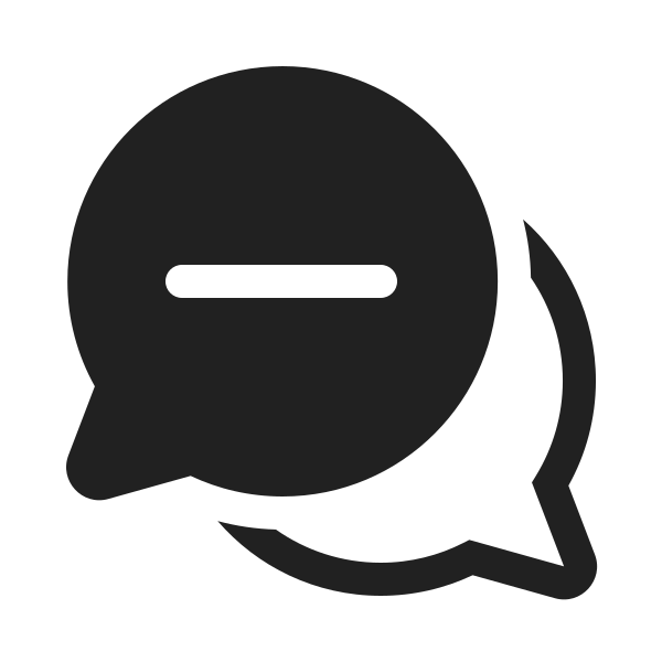 Ic Fluent Chat Multiple Minus 20 Filled