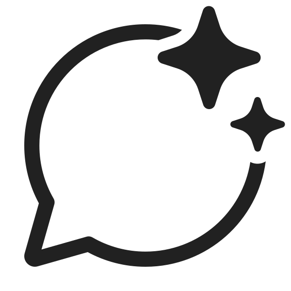 Ic Fluent Chat Sparkle 48 Regular