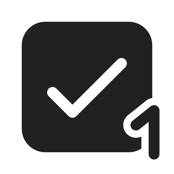 Ic Fluent Checkbox 1 24 Filled