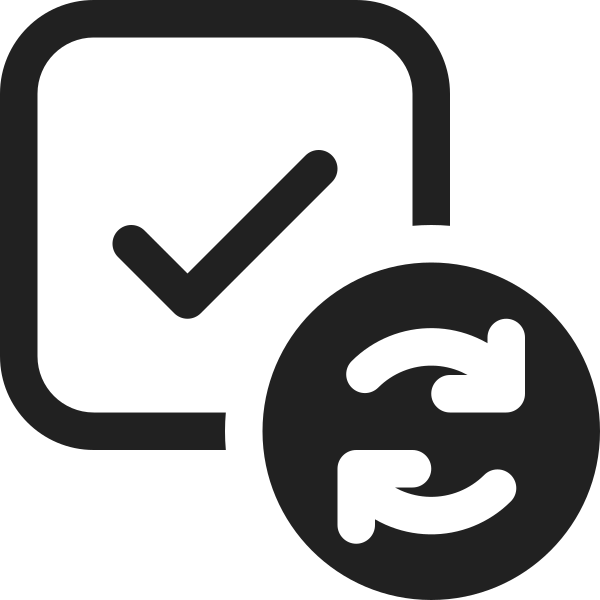 Ic Fluent Checkbox Checked Sync 16 Regular