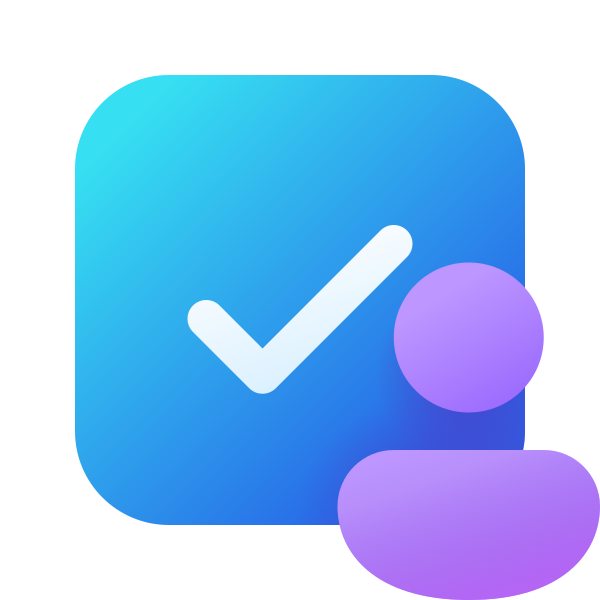 Ic Fluent Checkbox Person 16 Color