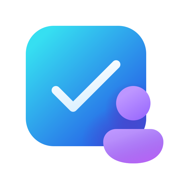 Ic Fluent Checkbox Person 20 Color