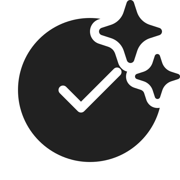 Ic Fluent Checkmark Circle Sparkle 20 Filled