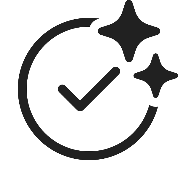 Ic Fluent Checkmark Circle Sparkle 20 Regular