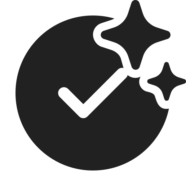 Ic Fluent Checkmark Circle Sparkle 24 Filled