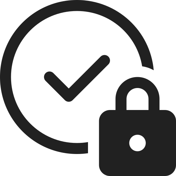 Ic Fluent Checkmark Lock 16 Regular