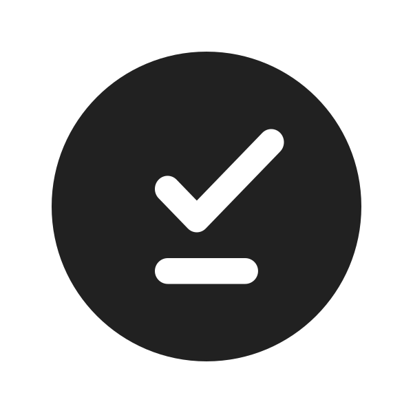 Ic Fluent Checkmark Underline Circle 16 Filled