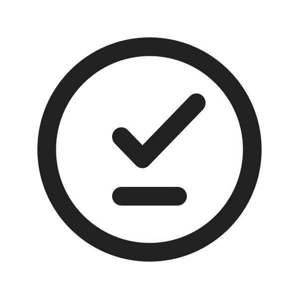Ic Fluent Checkmark Underline Circle 16 Regular