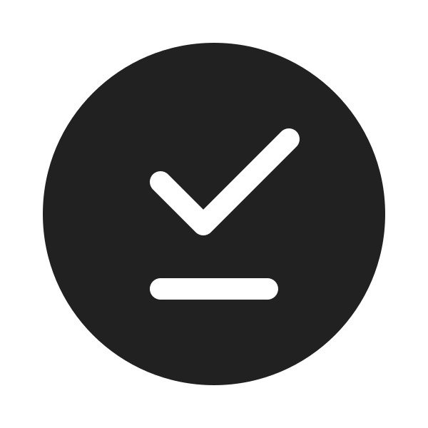 Ic Fluent Checkmark Underline Circle 20 Filled