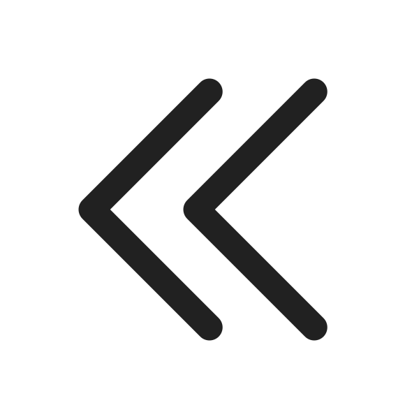 Ic Fluent Chevron Double Left 16 Regular